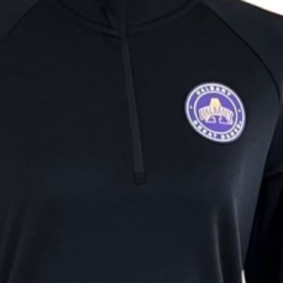 Nike DriFit 1/4 zip black jacket, U Albany Great Danes size XS - Picture 8 of 8